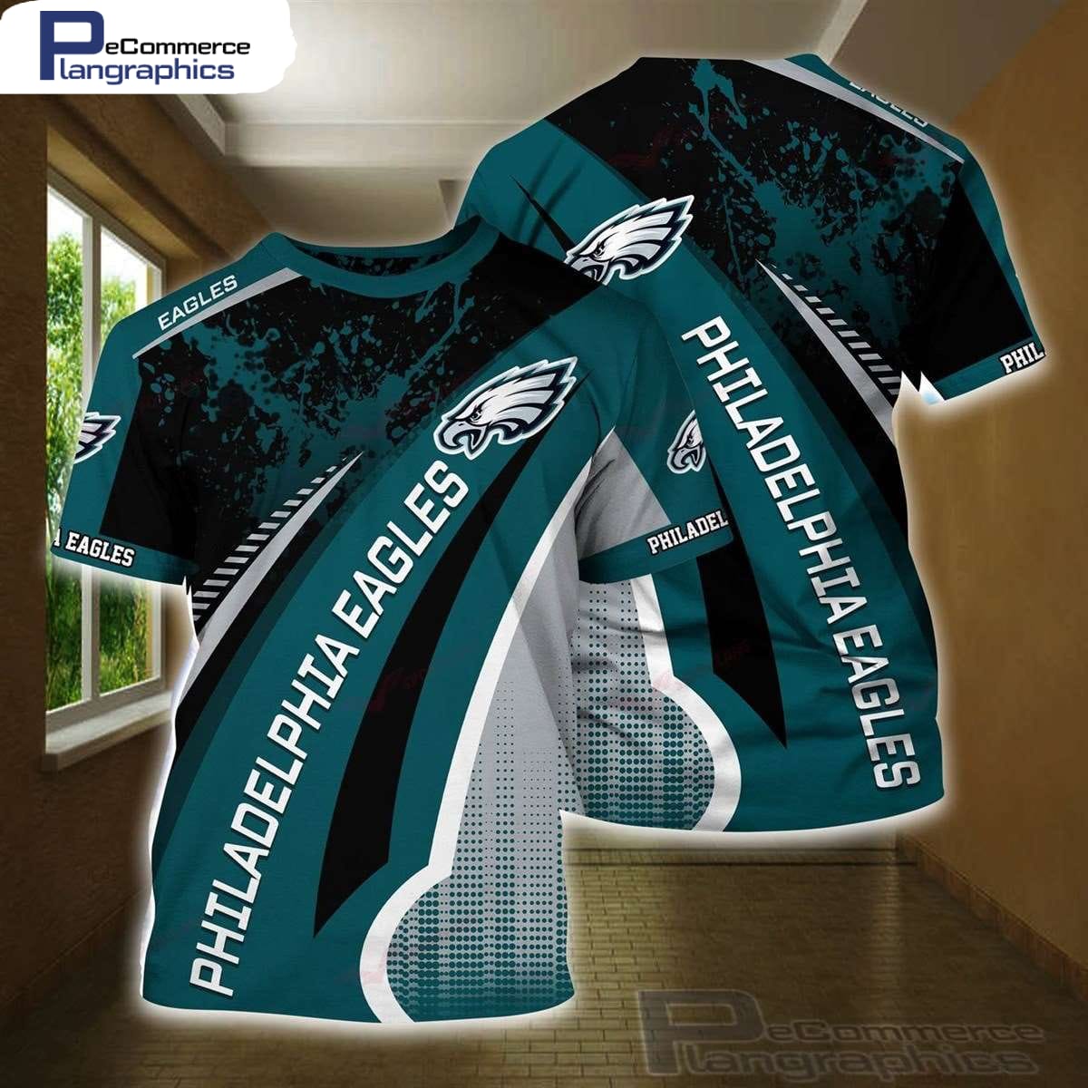 Philadelphia Eagles Football NFL All Over Printed T-Shirt