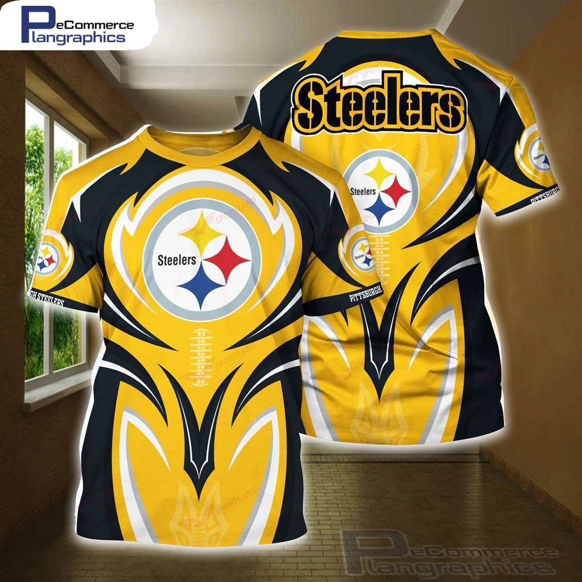 Pittsburgh Steelers NFL All Over Printed T-Shirt