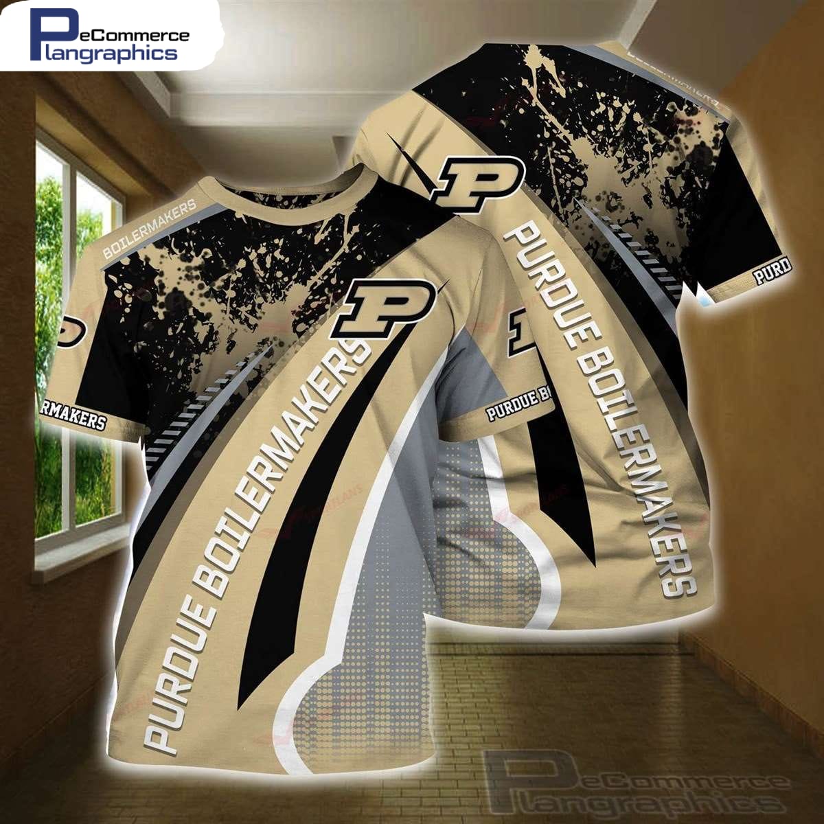 Purdue Boilermakers NCAA All Over Printed T-Shirt