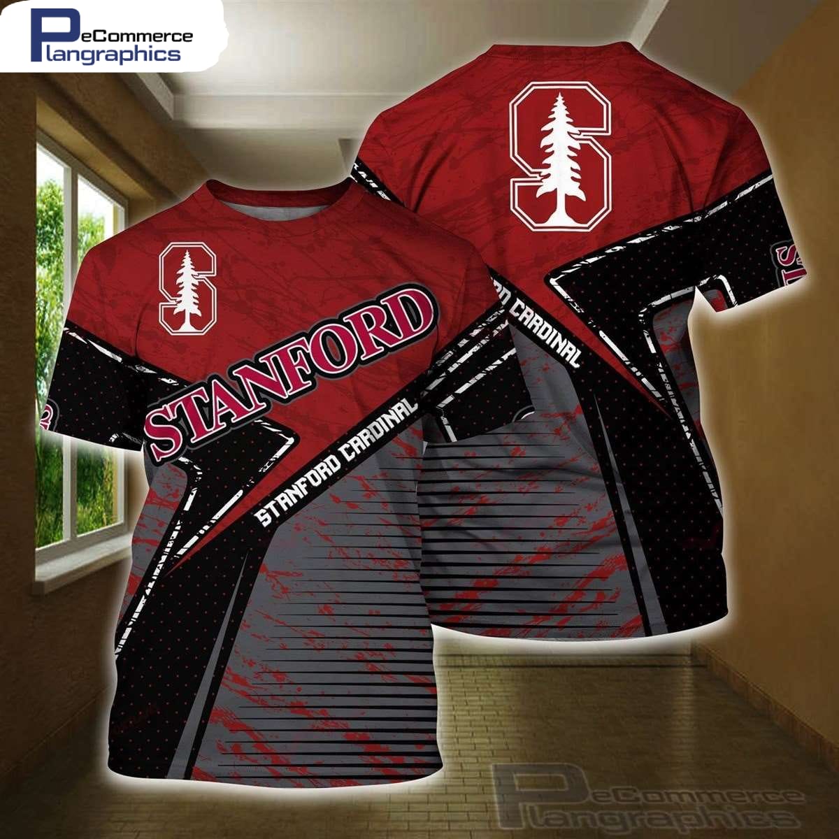 Stanford Cardinal Football NCAA 3D AOP Unisex T-Shirt