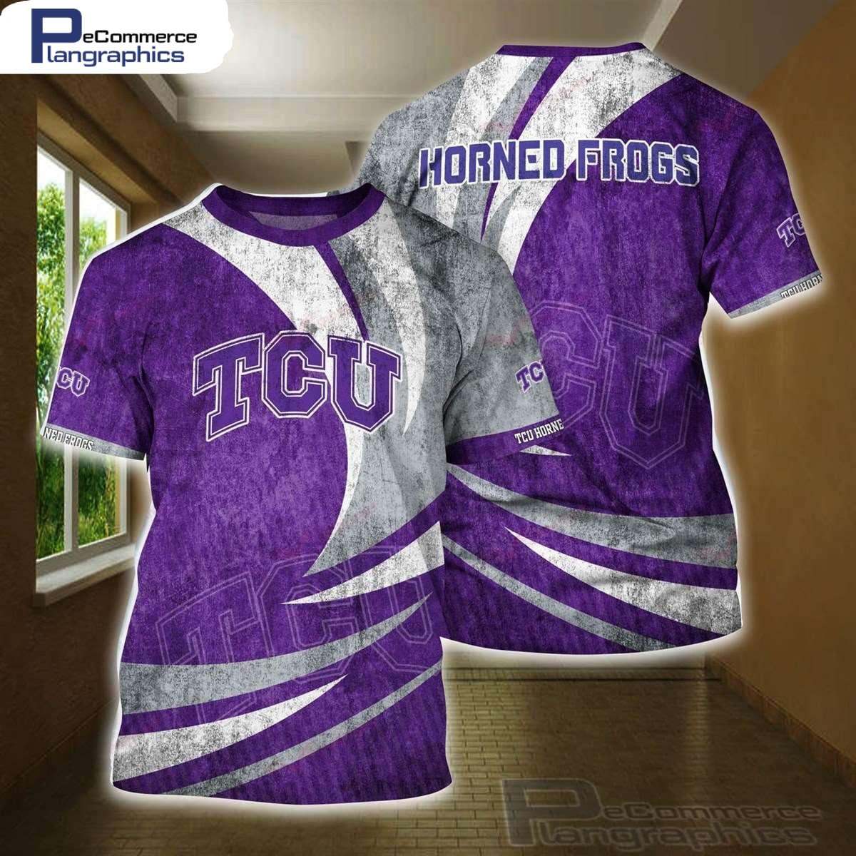 Tcu Horned Frogs NCAA All Over Printed T-Shirt