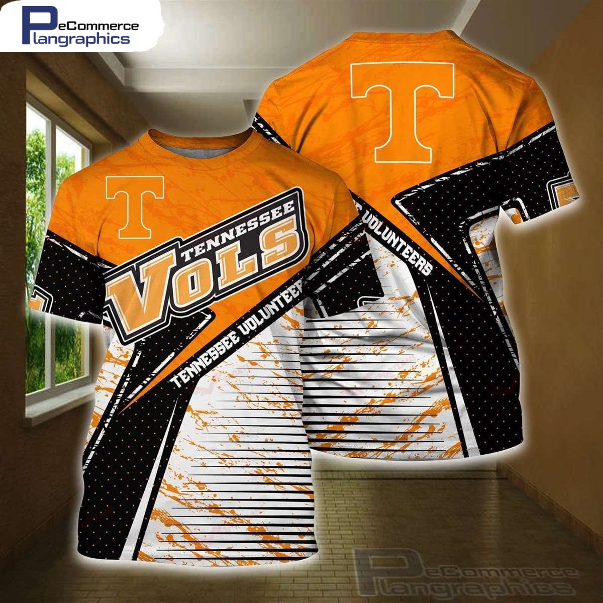 Tennessee Volunteers Football NCAA 3D AOP Unisex T-Shirt