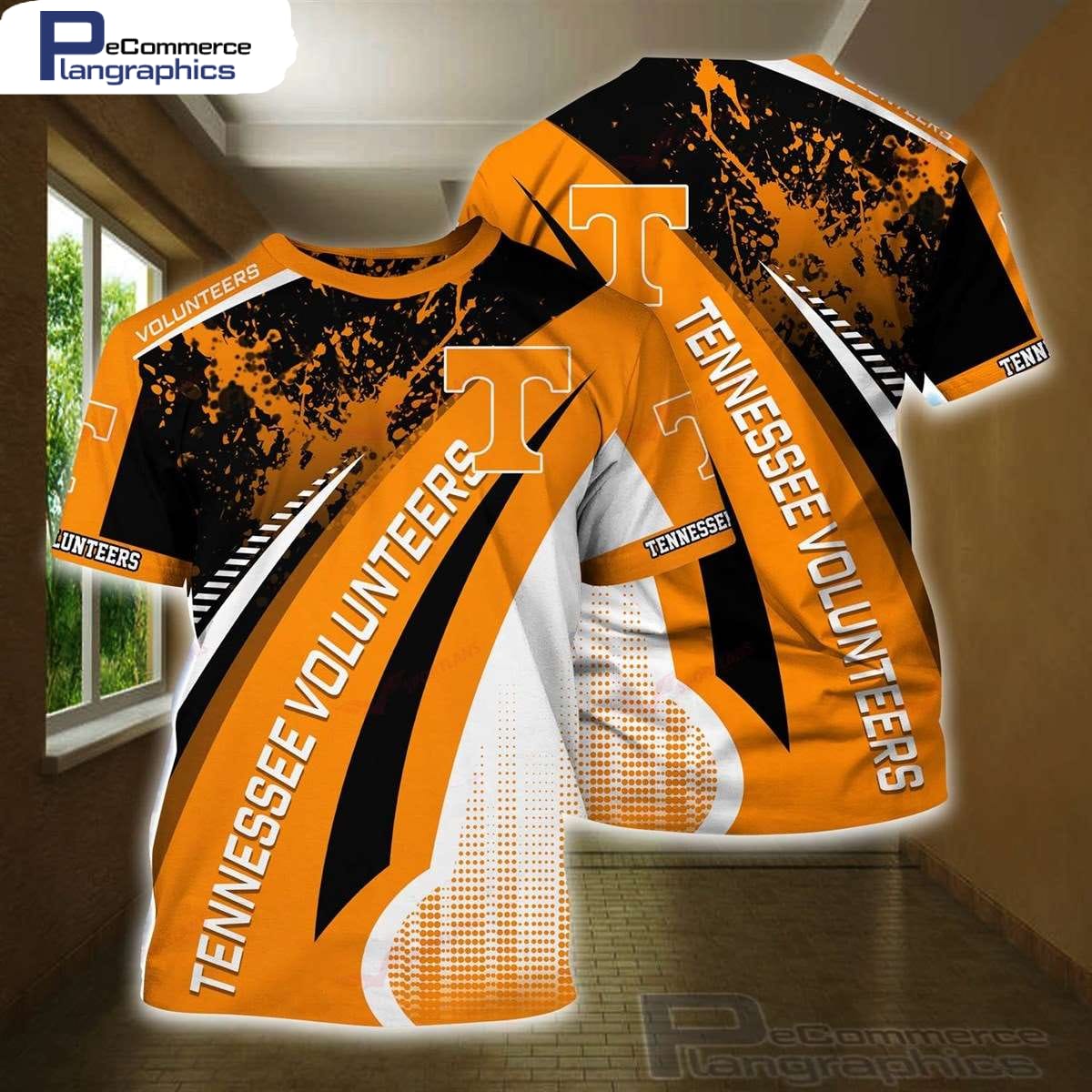Tennessee Volunteers NCAA Football All Over Printed T-Shirt