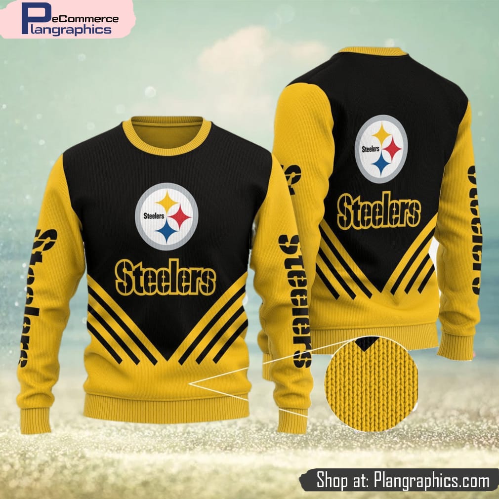 Pittsburgh Steelers 3D Woolen Sweater Wintertime Gift For Men And Women ...