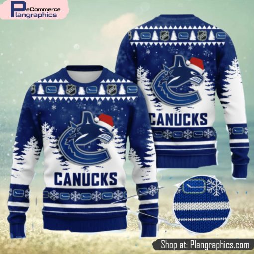 Winnipeg Jets Nhl Ice Hockey Christmas Santa Hat AOP Print 3D Ugly