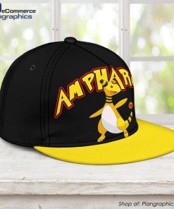 ampharos-snapback-hat-anime-fan-gift-idea-2