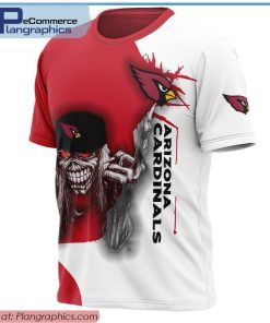 arizona-cardinals-t-shirt-iron-maiden-skull-gift-for-halloween-1