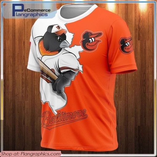 baltimore-orioles-t-shirt-mascot-design-for-fan-1