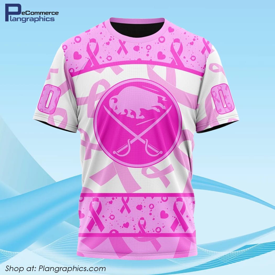 Buffalo Sabres NHL Special Pink Breast Cancer Hockey Jersey Long