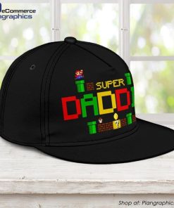 super-daddio-snapback-hat-funny-super-mario-gift-idea-2