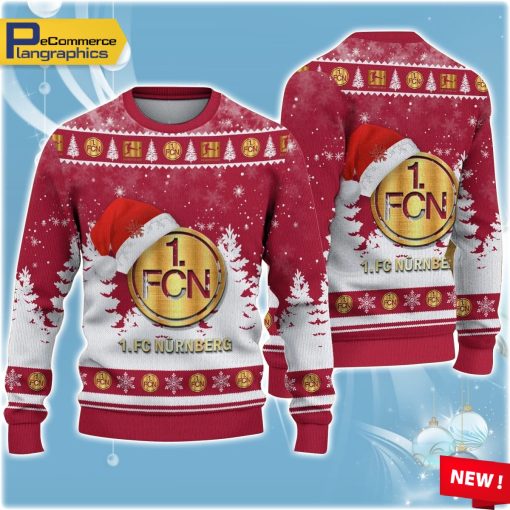 1-fc-nurnberg-ugly-christmas-sweater-gift-for-christmas-1
