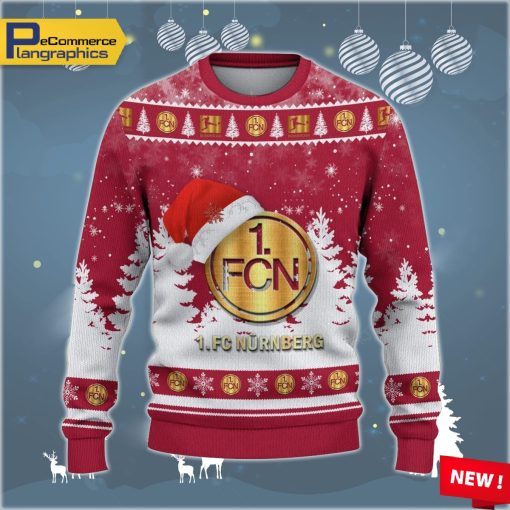 1-fc-nurnberg-ugly-christmas-sweater-gift-for-christmas-2