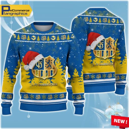 1-fc-saarbrucken-ugly-christmas-sweater-gift-for-christmas-1
