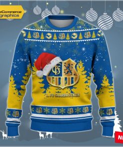 1-fc-saarbrucken-ugly-christmas-sweater-gift-for-christmas-2
