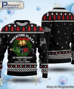35th-anniversary-2023-warrior-nakatomi-plaza-christmas-party-ugly-christmas-sweater-2