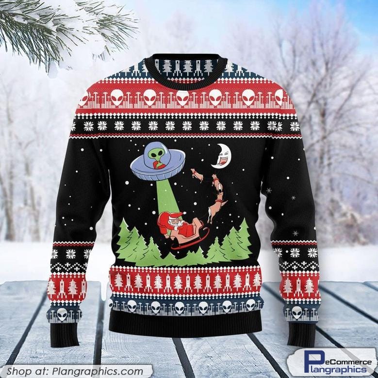 Alien Christmas Ugly Christmas Sweaters For Women