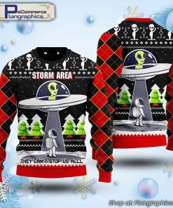 alien-stop-area-ugly-christmas-sweater-1