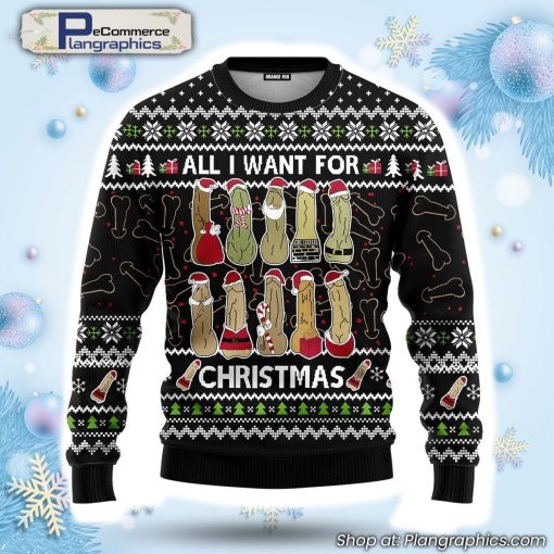 all-i-want-for-christmas-is-you-funny-black-ugly-christmas-sweater-2