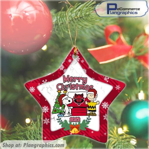arkansas-state-red-wolves-snoopy-christmas-ceramic-ornament-2
