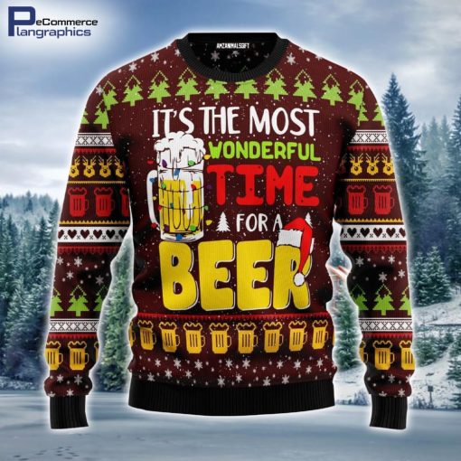 beer-ugly-sweater-its-the-most-wonderful-time-for-a-beer-christmas-ugly-christmas-sweater