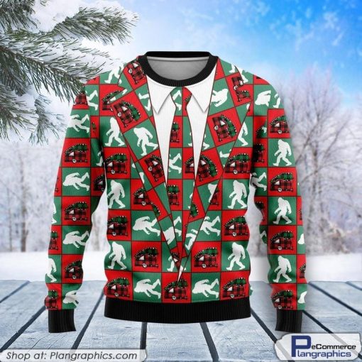bigfoot-camping-christmas-funny-family-ugly-christmas-sweater-2