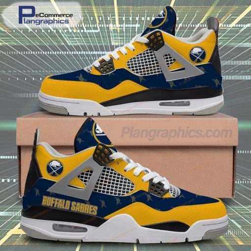 buffalo-sabres-logo-design-air-jordan-4-shoes