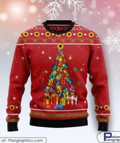 butterfly-christmas-tree-funny-ugly-sweater-2