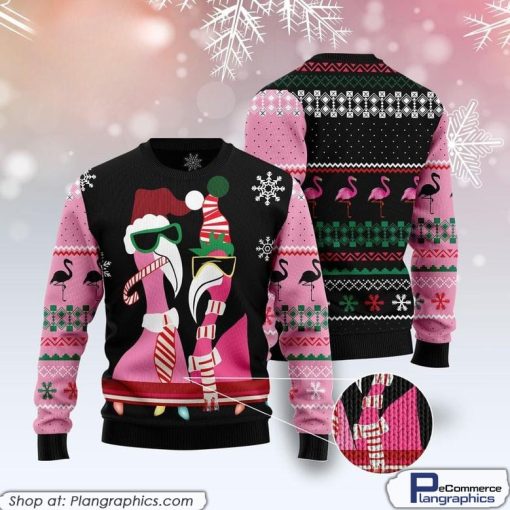 candy-cane-flamingo-funny-family-ugly-christmas-holiday-sweater-1