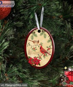 Cardinal Ceramic Ornament