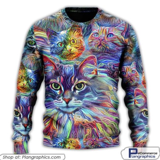 cat-art-hippie-lover-cat-colorful-ugly-christmas-sweaters-2
