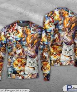 cat-art-lover-cat-colorful-mixer-ugly-christmas-sweaters-1
