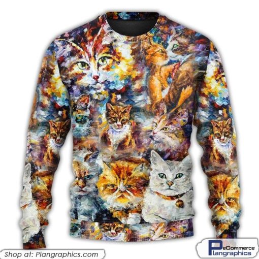 cat-art-lover-cat-colorful-mixer-ugly-christmas-sweaters-2