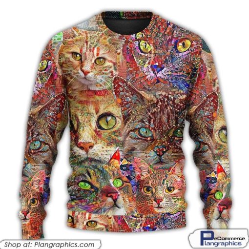cat-art-lover-cat-colorful-ugly-christmas-sweaters-2