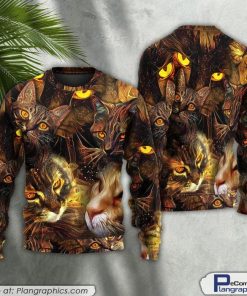 cat-art-lover-cat-lightning-style-ugly-christmas-sweaters-1
