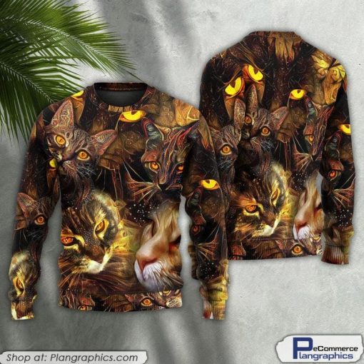 cat-art-lover-cat-lightning-style-ugly-christmas-sweaters-1