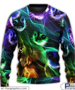 cat-awesome-flash-neon-style-ugly-christmas-sweaters-2