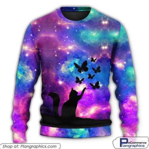 cat-beautiful-cat-and-butterfly-ugly-christmas-sweaters-2