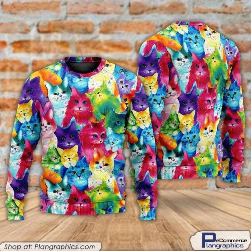 cat-colorful-little-cute-kitten-happy-life-gly-christmas-sweaters-1