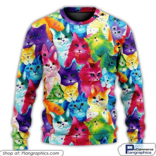 cat-colorful-little-cute-kitten-happy-life-gly-christmas-sweaters-2