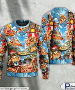 cat-pizza-cat-funny-style-ugly-christmas-sweaters-1