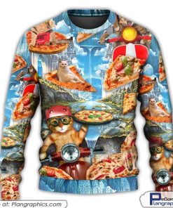 cat-pizza-cat-funny-style-ugly-christmas-sweaters-2