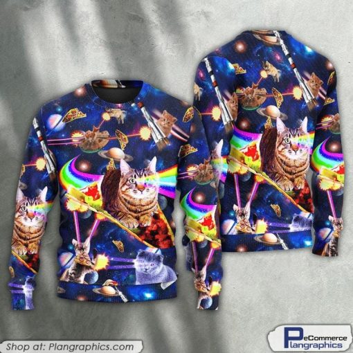 cat-ride-food-in-space-ugly-christmas-sweaters-1