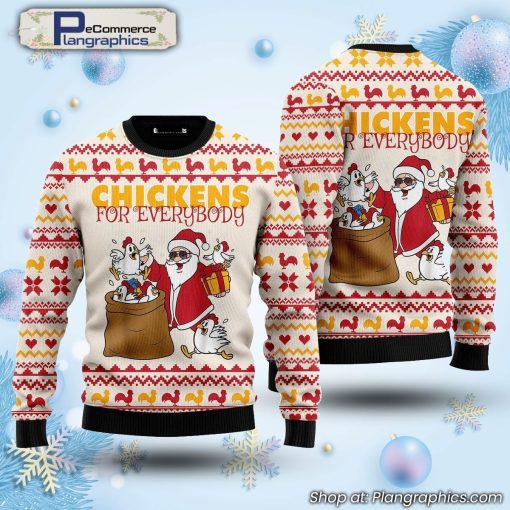 chicken-for-everybody-funny-ugly-christmas-sweater-1