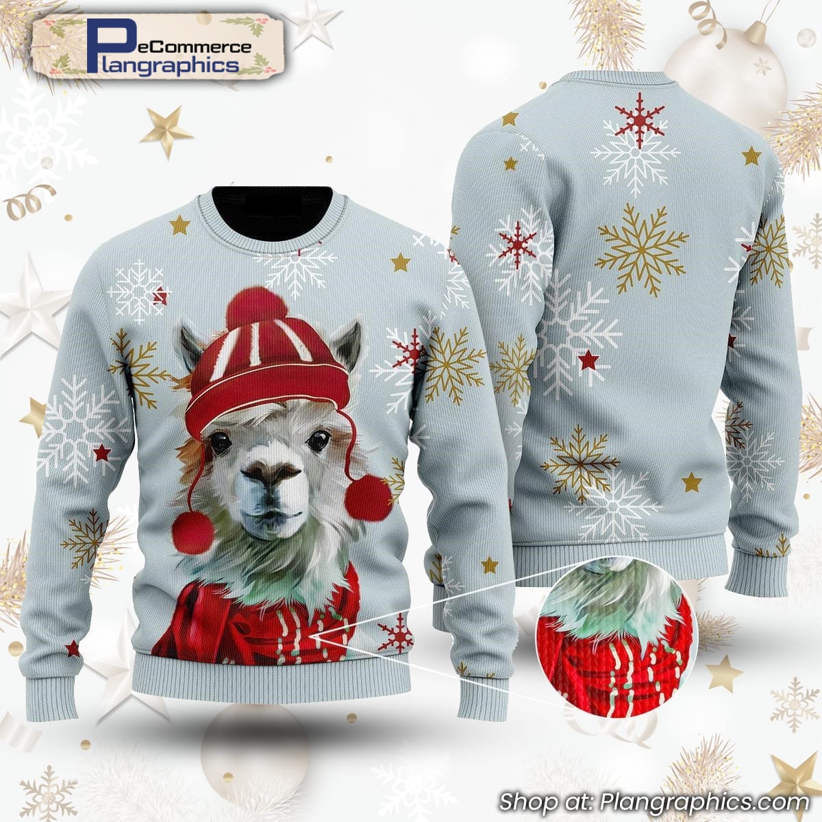 Christmas Llama Ugly Christmas Sweater