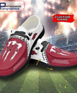 custom-arkansas-razorbacks-football-team-and-monster-paws-hey-dude-shoes-2