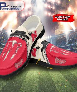 custom-nebraska-cornhuskers-football-team-and-monster-paws-hey-dude-shoes-2
