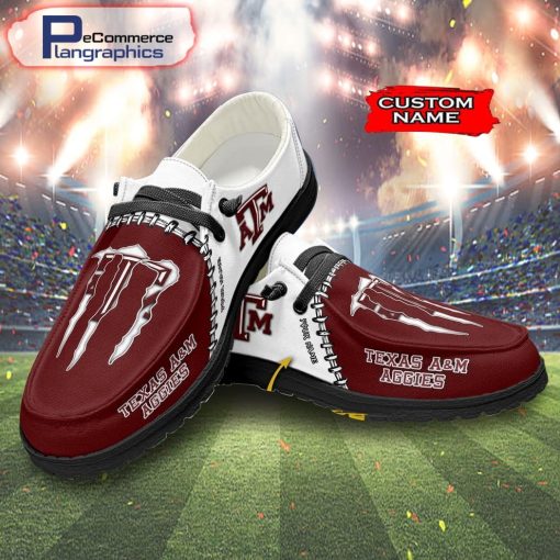 custom-texas-am-aggies-football-team-and-monster-paws-hey-dude-shoes-2