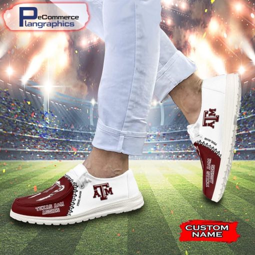 custom-texas-am-aggies-football-team-and-monster-paws-hey-dude-shoes-3