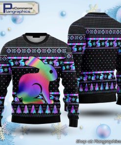 cute-colorful-rabbit-ugly-christmas-sweater-1
