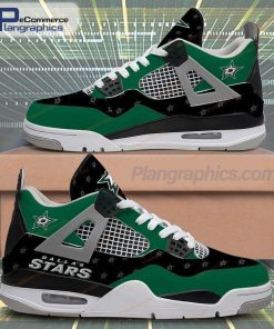 dallas-stars-logo-design-air-jordan-4-shoes